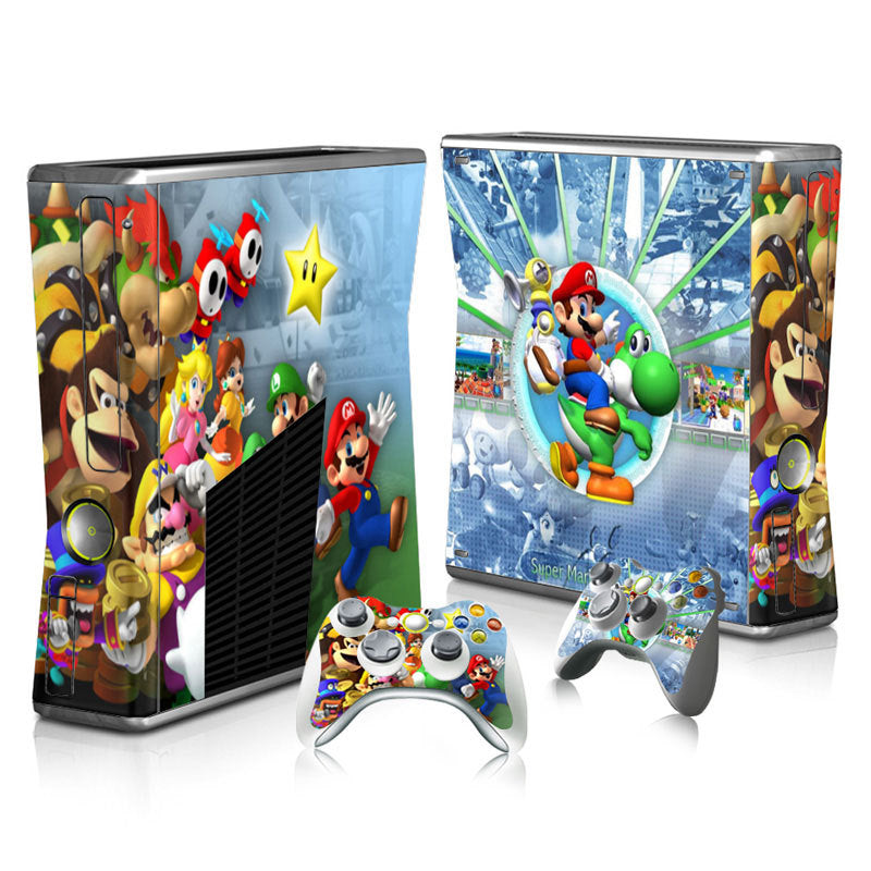 Xbox 360 Slim Full Body Color Membrane Stickers with Scratch-Resistant Protection - V.I.P Digital Presence