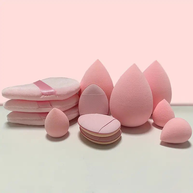 12Pcs Makeup Sponge Blender Beauty Egg Foundation Sponges Liquid Cream Cosmetic Puff Women Make Up Accessories Beauty Tools - V.I.P Digital Presence
