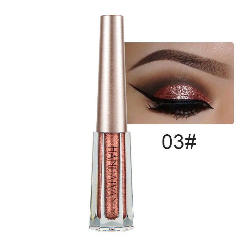 HANDAIYAN Diamond Pearl Liquid Eye Shadow 12 Colors Shining Bright Eye Shadow Liquid - V.I.P Digital Presence
