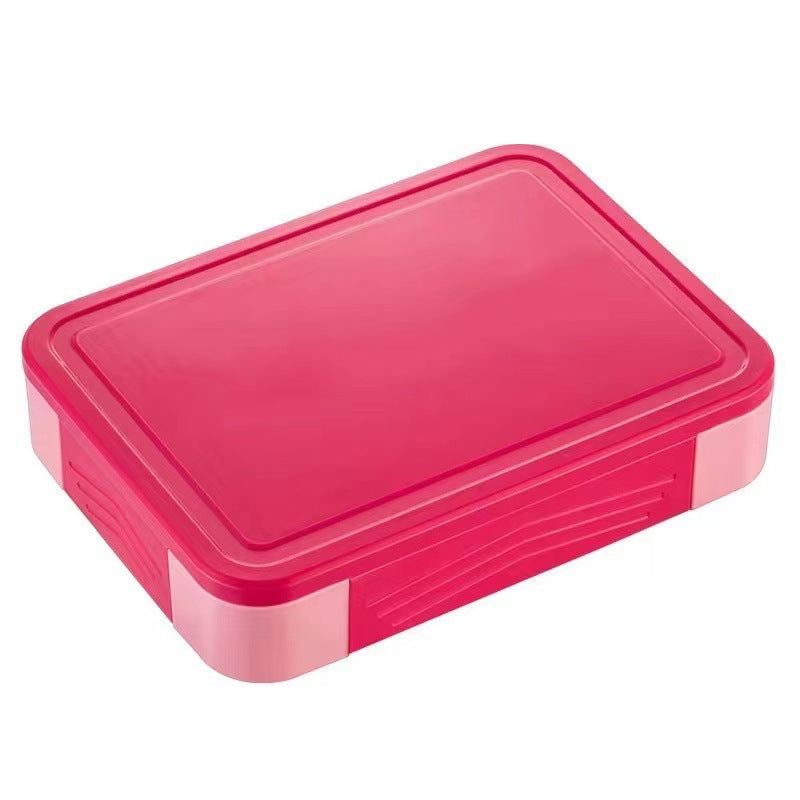 Japanese style simple portable microwaveable double layer partition lunch box - V.I.P Digital Presence