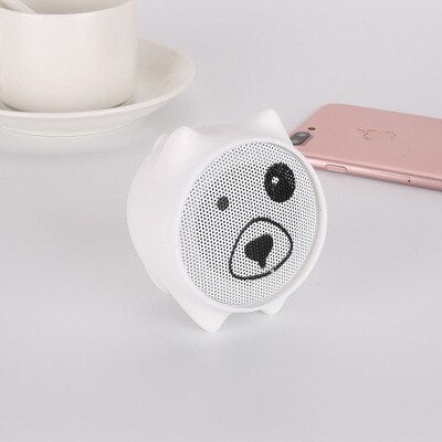 Creative new cartoon bluetooth speaker TWS couplet wireless hands-free call mini speaker - V.I.P Digital Presence