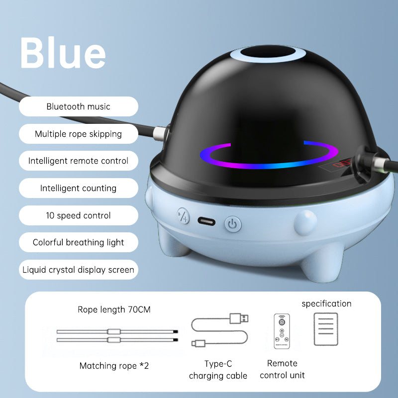 Smart Rope Skipping Machine Smart Jump Rope Machine 10-level Speed Adjustment Led Seven-color Light Wireless Music Function - V.I.P Digital Presence