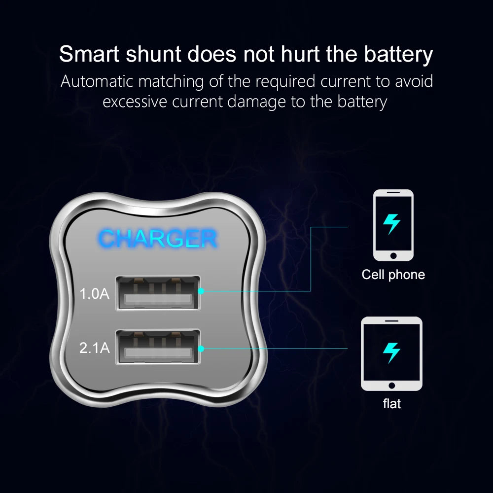 EU/US Plug 2 Port USB Charger 5V 2.1A Wall Adapter Mobile Phone Charger For Samsung s9 Xiaomi Tablet Portable usb phone charging - V.I.P Digital Presence