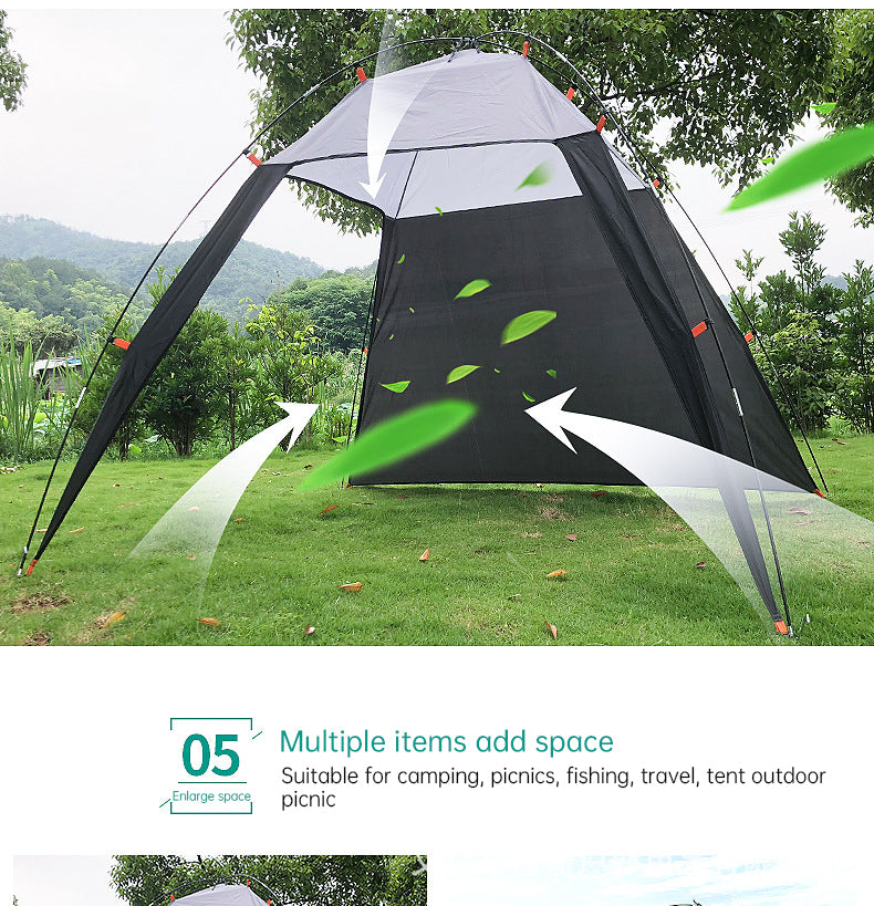 Pop Up Beach Tent Sun Shade Shelter Anti-UV Shelter Fully Automatic Folding Camping Tent - V.I.P Digital Presence