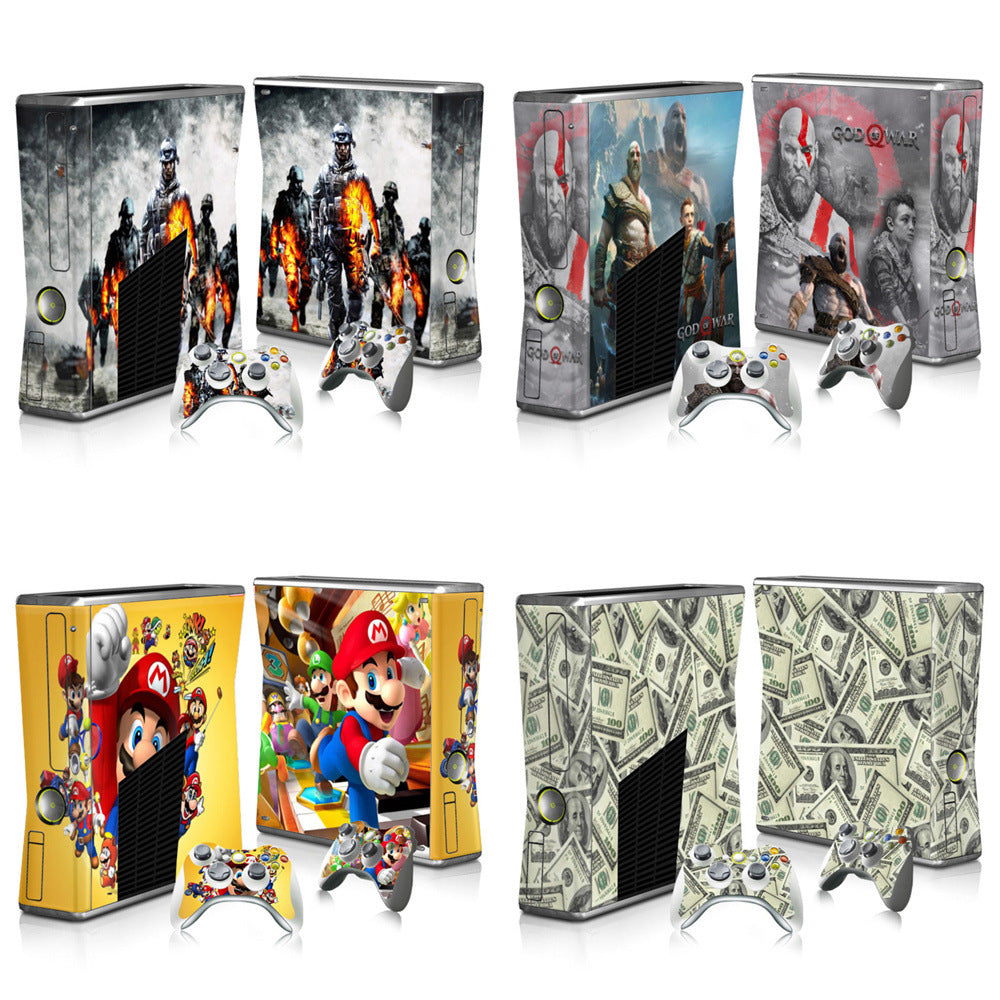 Xbox 360 Slim Full Body Color Membrane Stickers with Scratch-Resistant Protection - V.I.P Digital Presence