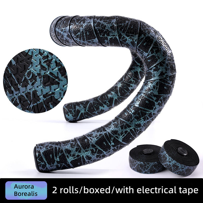 Npy EVA PU Road Bike Handlebar Tape, Anti - Slip & Shock - Absorbing, Sakura Design, with End Plugs - V.I.P Digital Presence