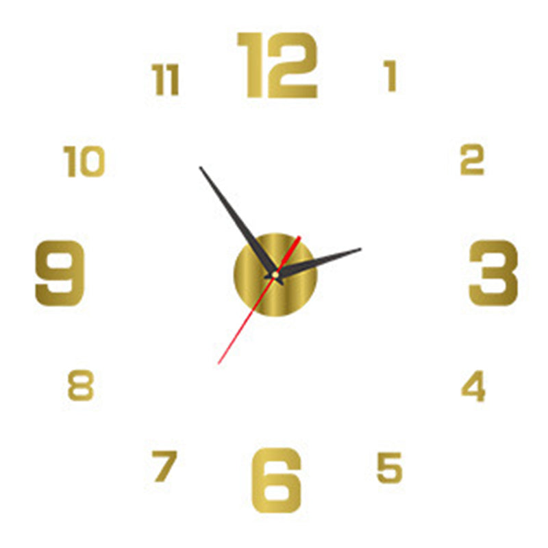 DIY Frameless Creative Wall Clock Wall Decal: A Silent and Stylish Addition for Home Decor, Ideal for Living Rooms and Offices - V.I.P Digital Presence