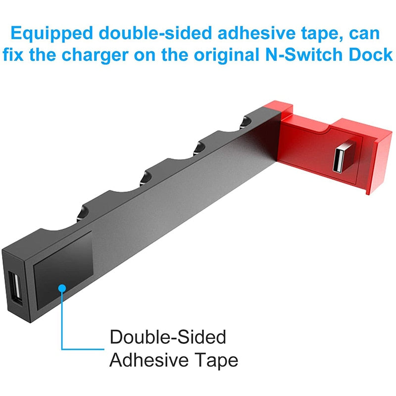 Switch Joy Con Controller Charger Dock Stand Station Holder for Nintendo Switch NS Joy-Con Game Support Dock for Charging - V.I.P Digital Presence