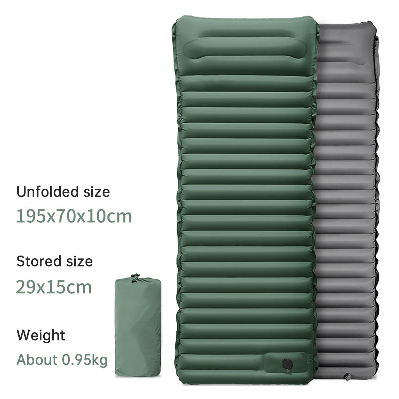 Ultralight Camping Sleeping Pad: Thicken, Self-Inflating with Built-in Pump (Outdoor/Travel) - V.I.P Digital Presence