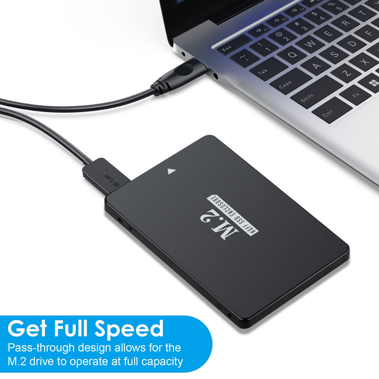 USB 3.0/SATA III 2.5-inch aluminum case M2 NGFF SSD solid state drive box - V.I.P Digital Presence