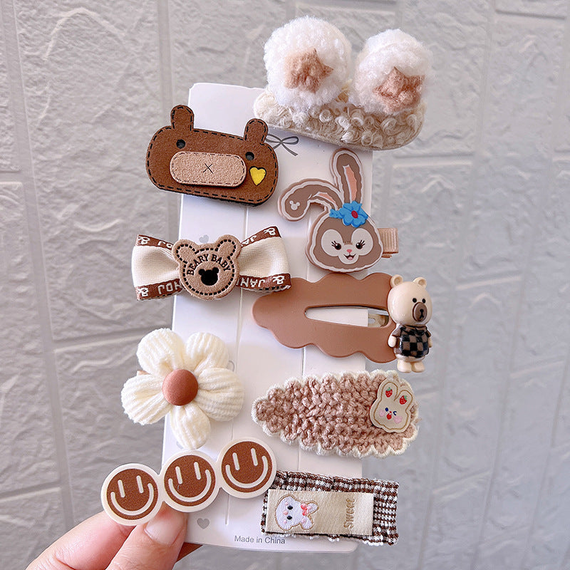 Autumn And Winter New Hair Accessories Hair Clip Girls Headdress Cute Plush Hair Side Clip - V.I.P Digital Presence