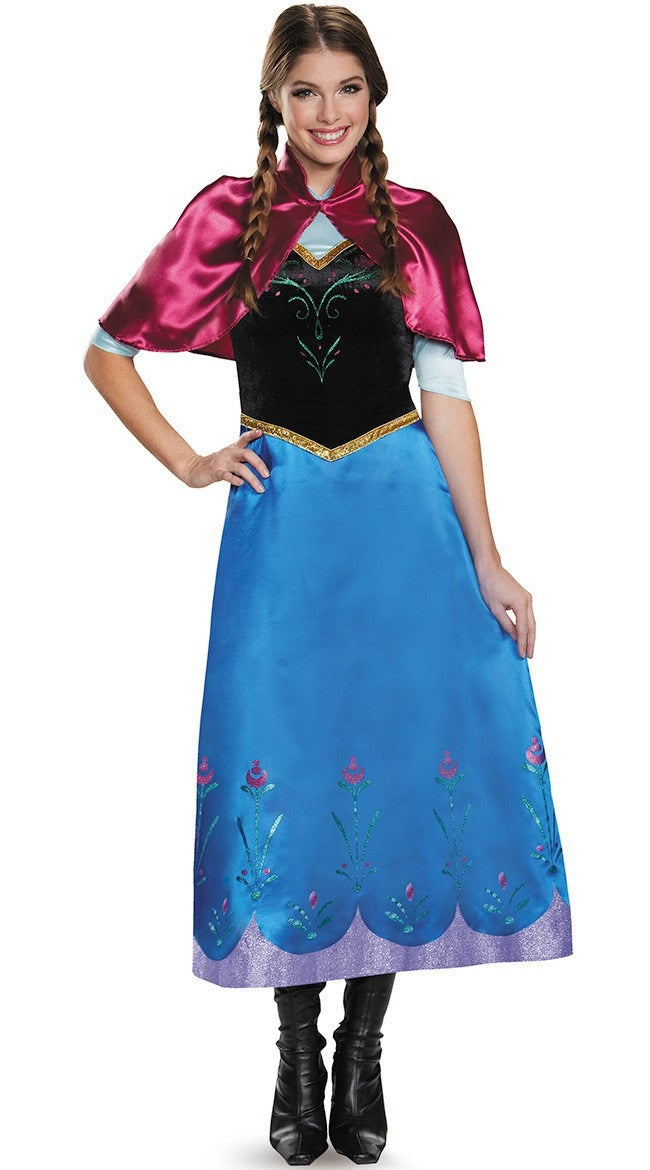 Halloween costume Frozen cosplay Anna dress cosplay queen costume - V.I.P Digital Presence