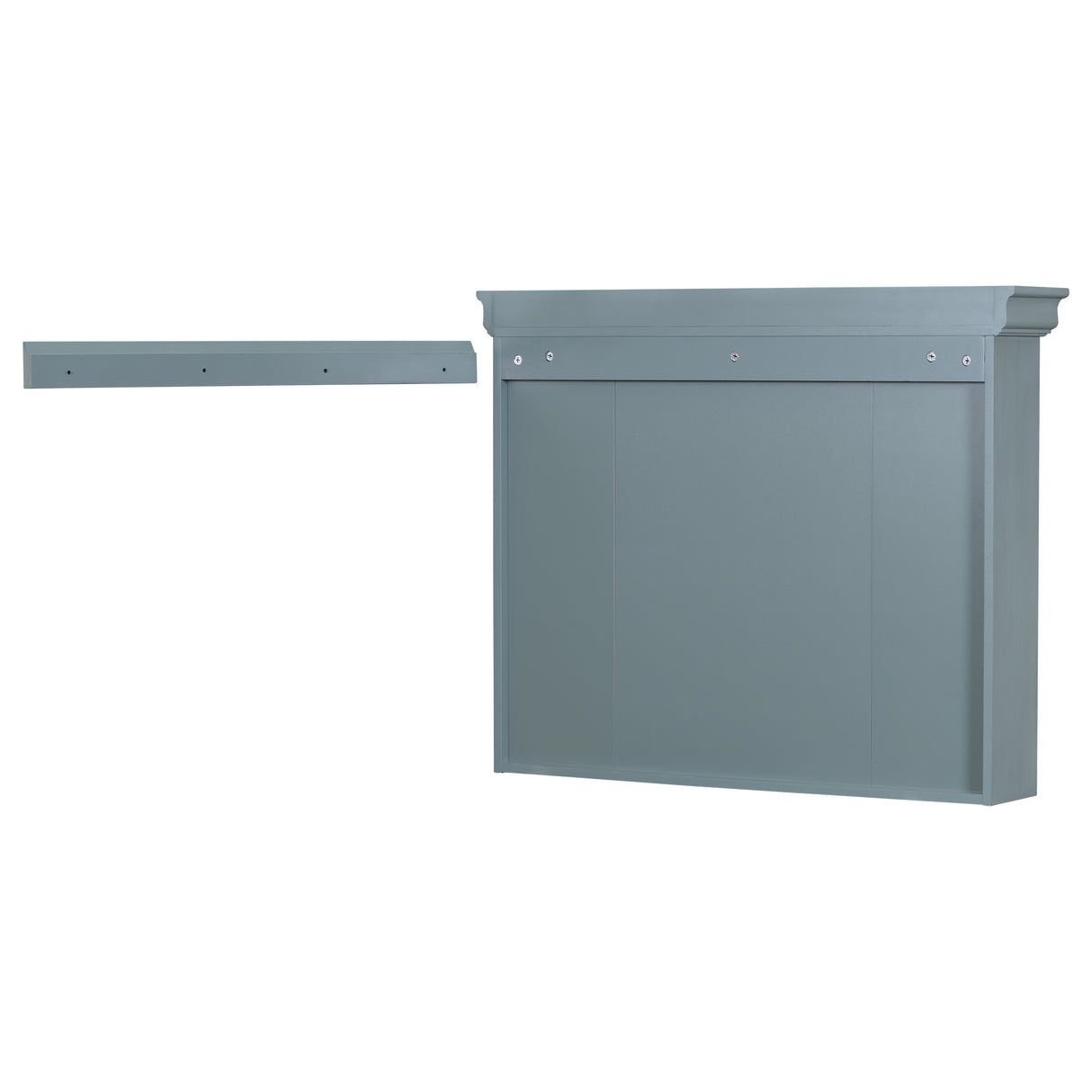 35 ''x 28' 'blue wall mounted bathroom storage cabinet with mirror door and medication cabinet with 6 open shelves - V.I.P Digital Presence