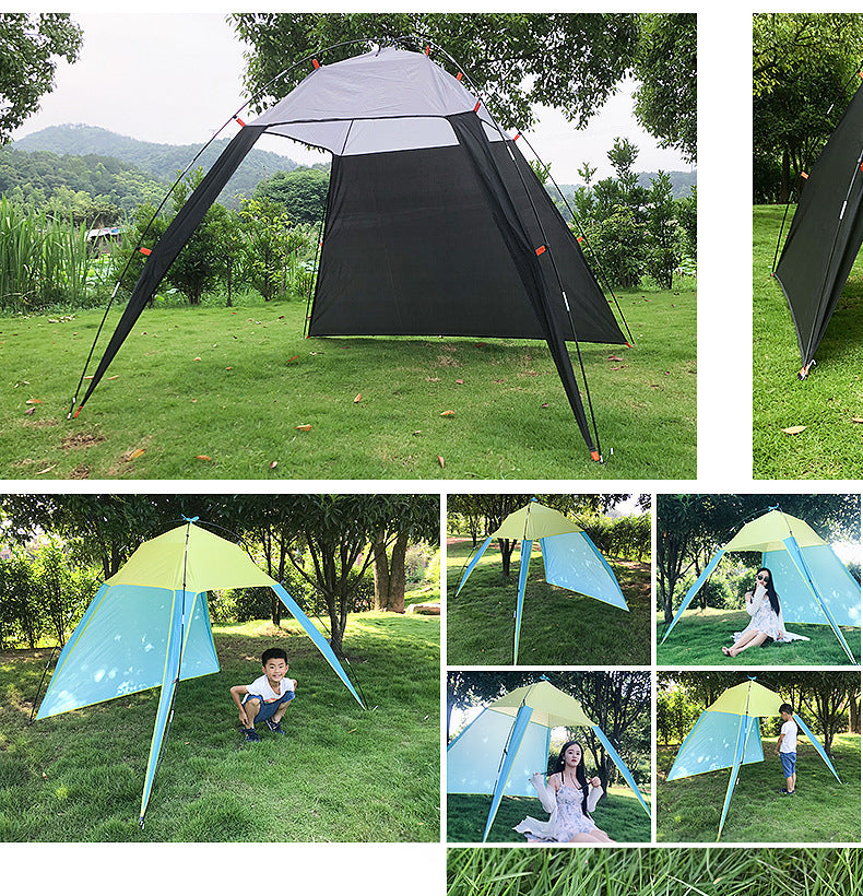 Pop Up Beach Tent Sun Shade Shelter Anti-UV Shelter Fully Automatic Folding Camping Tent - V.I.P Digital Presence