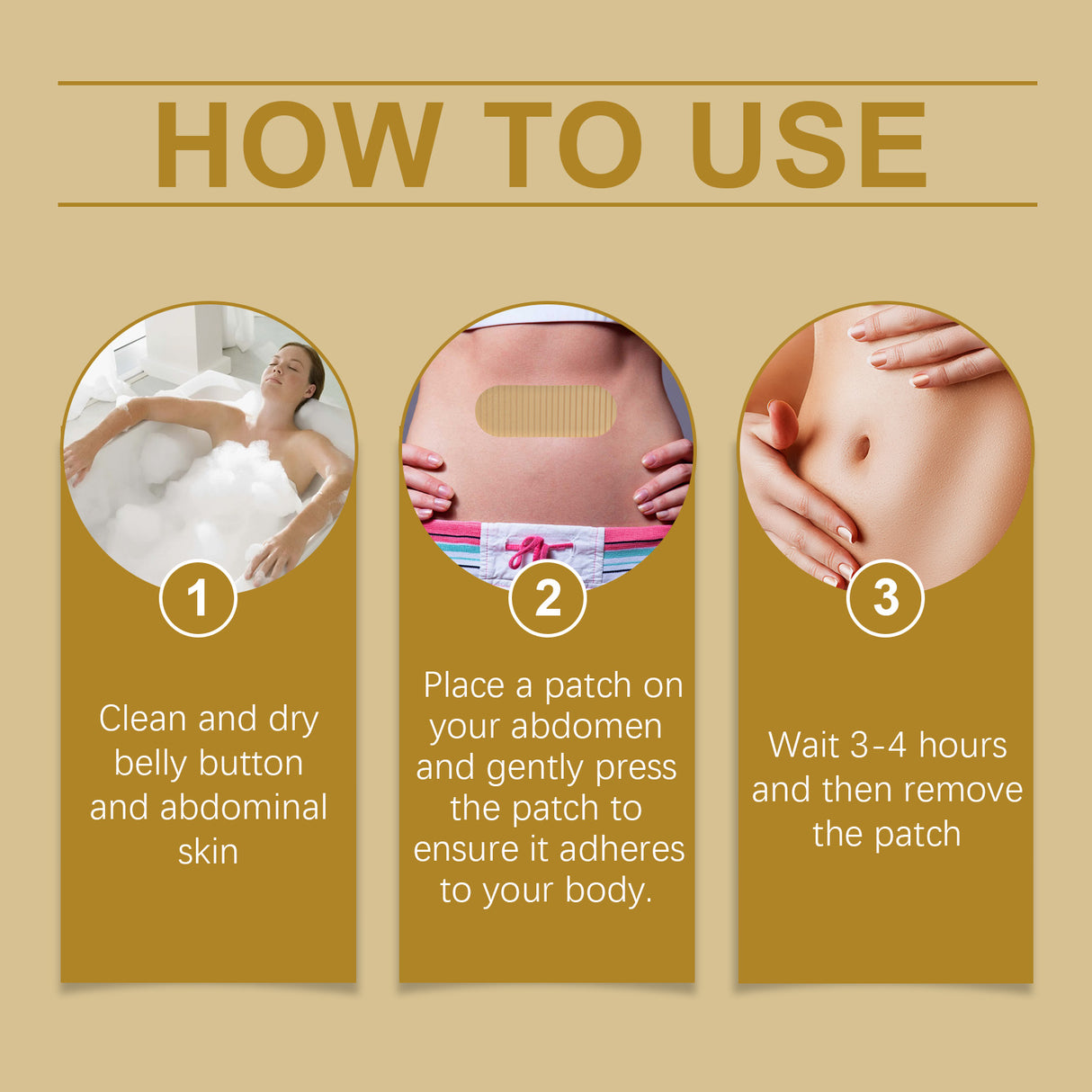 Body Care Patch, Firm Skin, Nourish Light Show Natural Line Care Patch