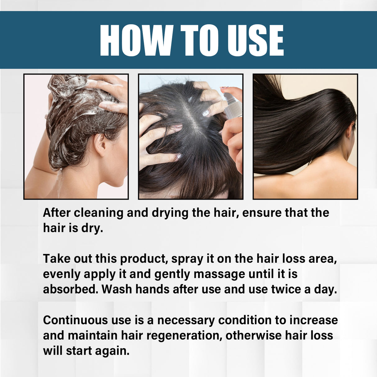 Hair Essence Spray, Prevent Hair Loss Repair Hair Dry And Frizzy Moisture And Dense Hair Essence - V.I.P Digital Presence