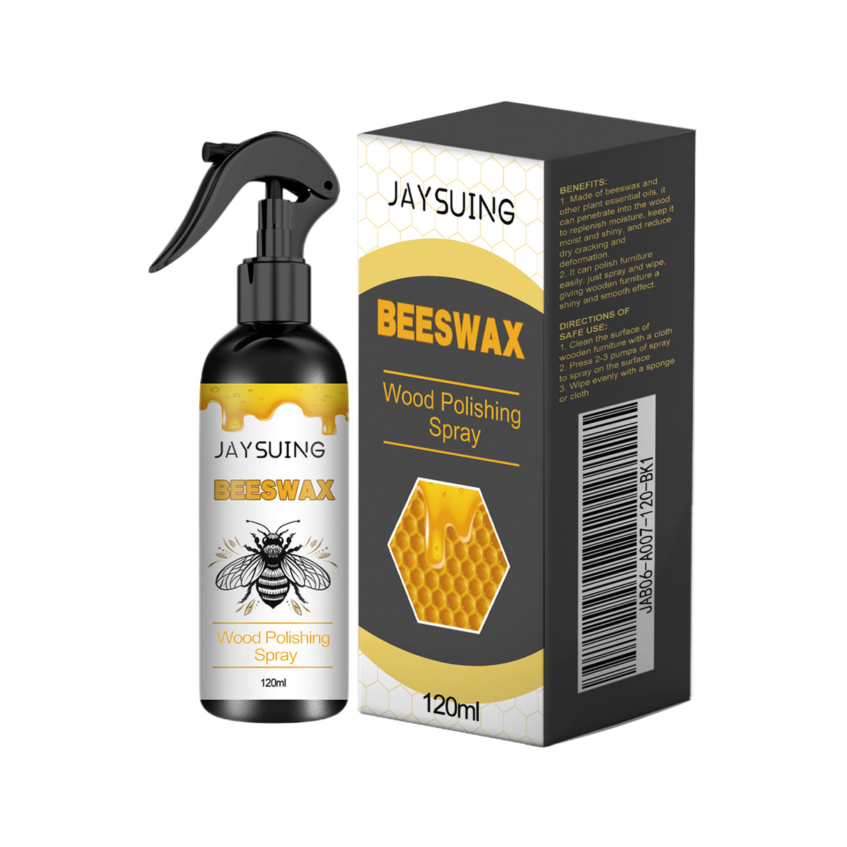 Beeswax Wood Polishing Spray, Furniture Floor Polishing Scratch Renovation Care Spray - V.I.P Digital Presence