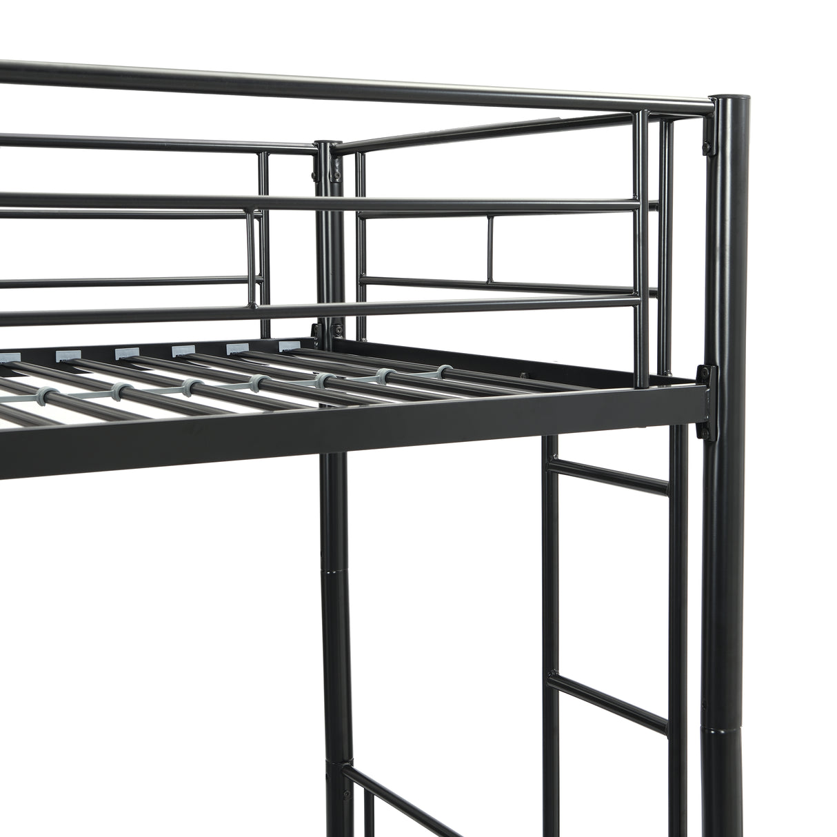METAL Bunk Bed with trundle Black - V.I.P Digital Presence