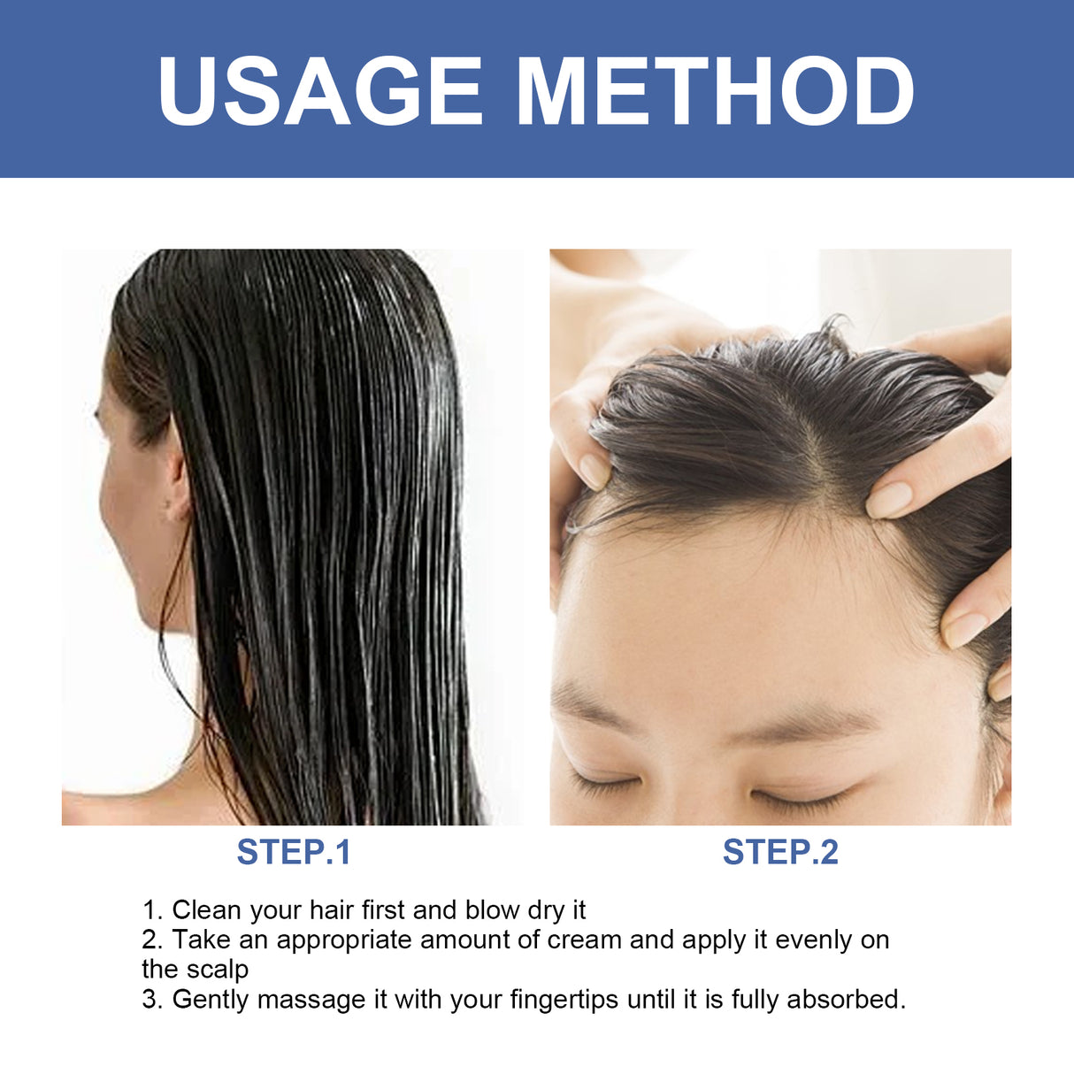 Intensive Growth Cream, Scalp Massage Repair Nourish Hair Root Thick Soft Hair Fluffy Hair Care Cream - V.I.P Digital Presence