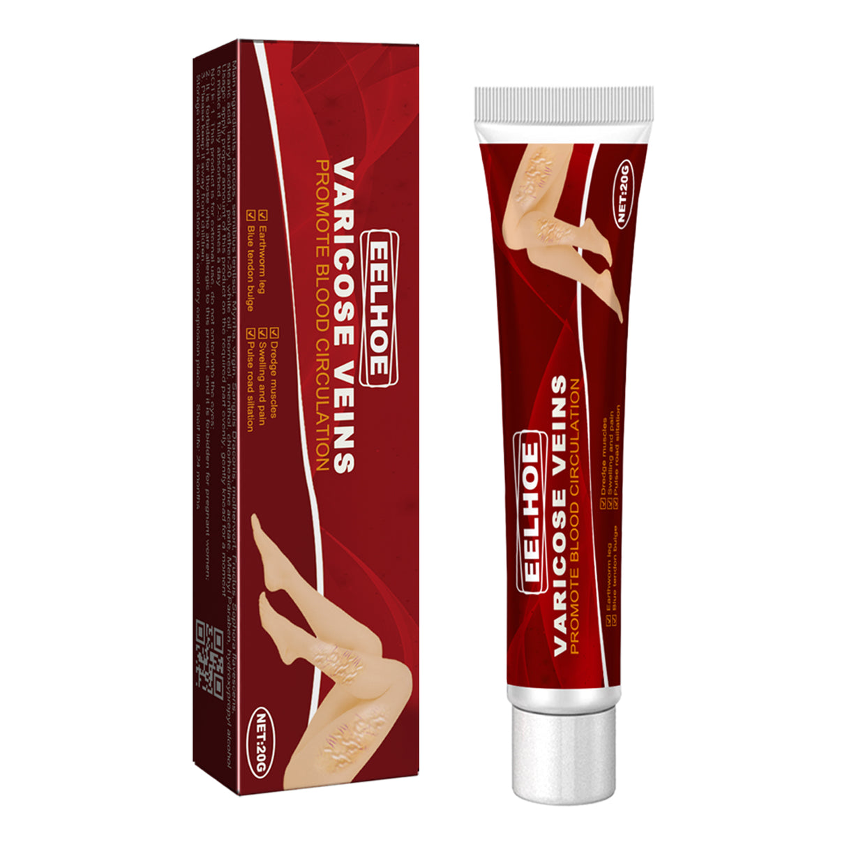 Venous Massage Varicose Cream, Relieves Bulging Leg Blood Vessels And Swollen Leg Earthworm Venous Massage Cream - V.I.P Digital Presence