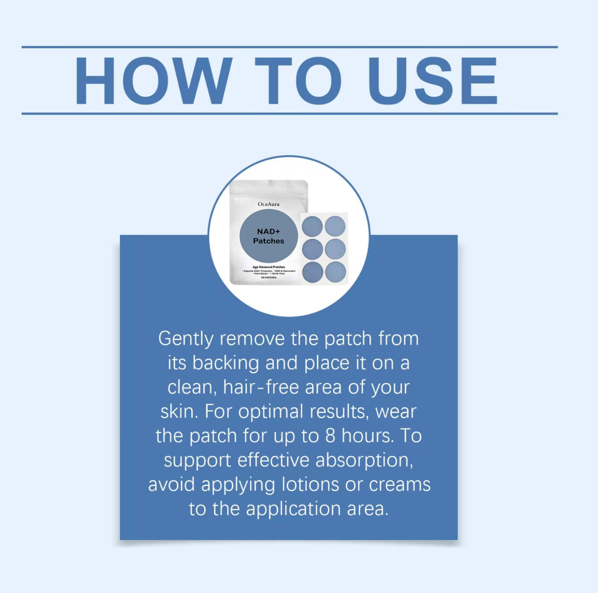 NAD+ Patches GLP-1 Patch,Firming Skin and Body Shaping Care Patch