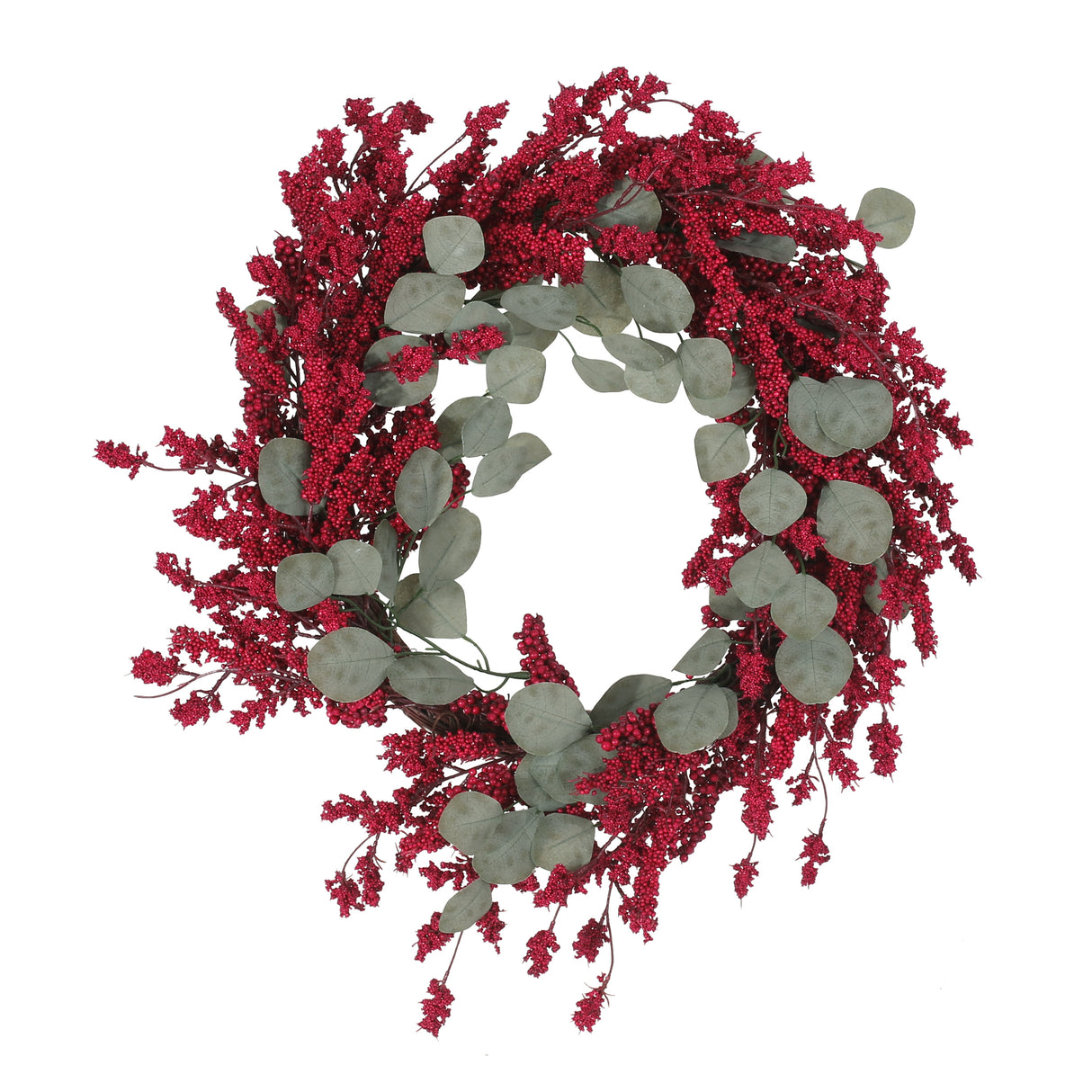 29" EUCALYPTUS/BERRY WREATH - V.I.P Digital Presence