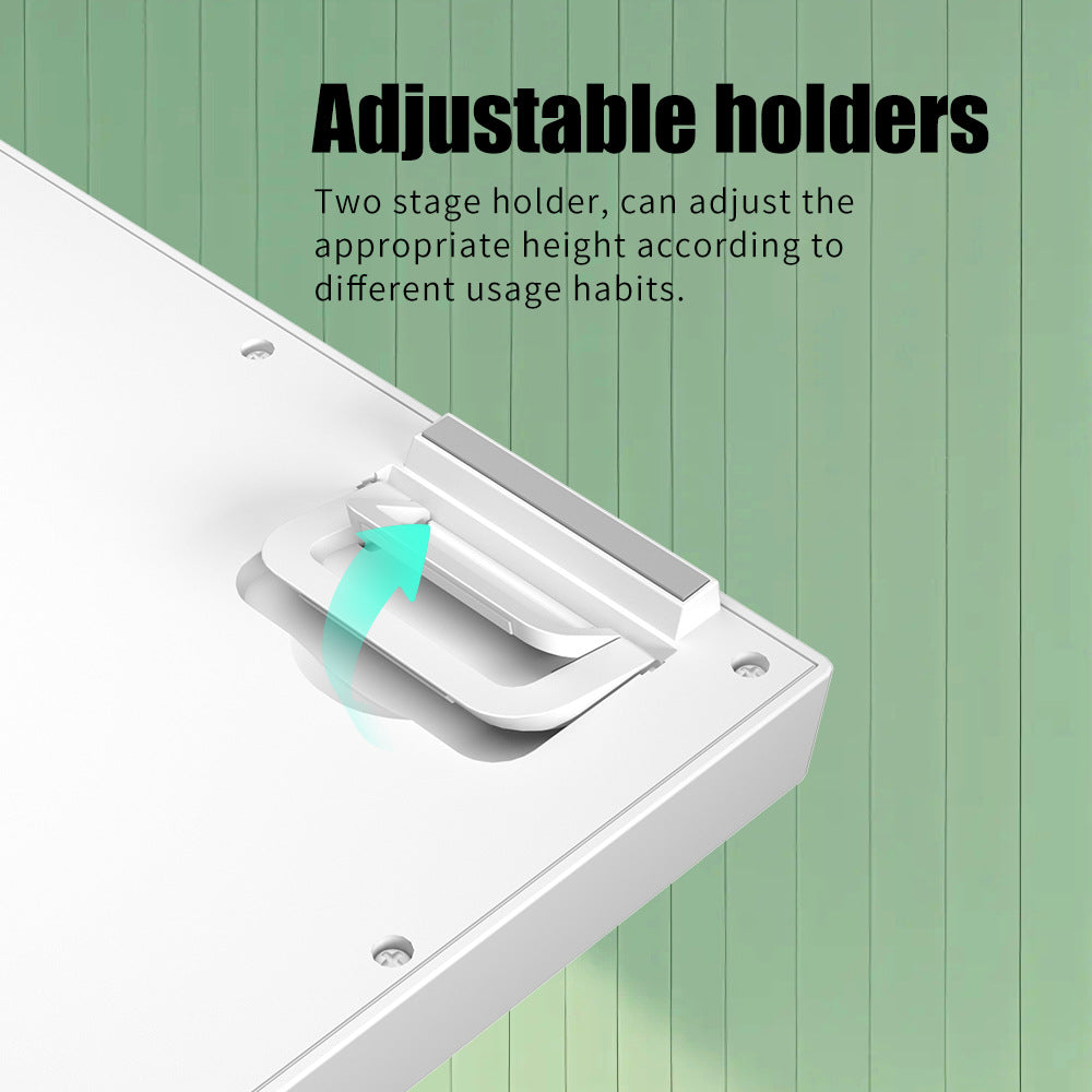 BM108 mechanical tactile keyboard with high aesthetic value, mixed light e-sports game office mute film keyboard - V.I.P Digital Presence