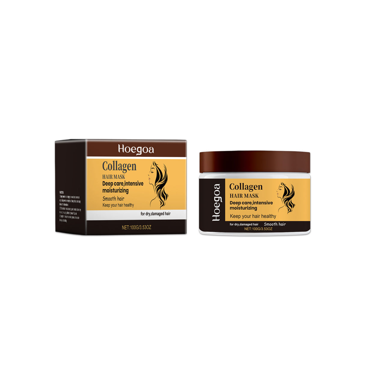 Collagen Hair Mask Restores Dry Hair, Hydrates, Smoothes And Improves Hair Quality - V.I.P Digital Presence