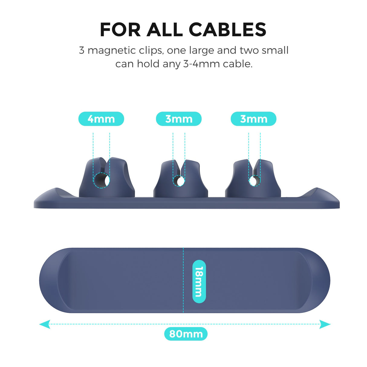 Data cable protection cover charging wire magnetic cable organizer silicone desktop data cable storage and winding device - V.I.P Digital Presence