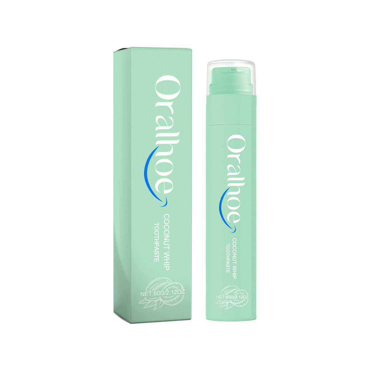 Coconut Whip Toothpaste, Multi-Flavor Teeth Clean Teeth Yellow Tartar Fresh Breath Beautiful Teeth - V.I.P Digital Presence