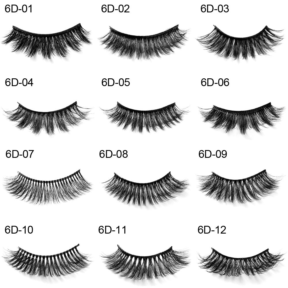 New False Eyelashes Eyelashes Cross Exaggerated Eyelashes 3D Three Dimensional Thick Imitation Mink False Eyelashes 25mm - V.I.P Digital Presence