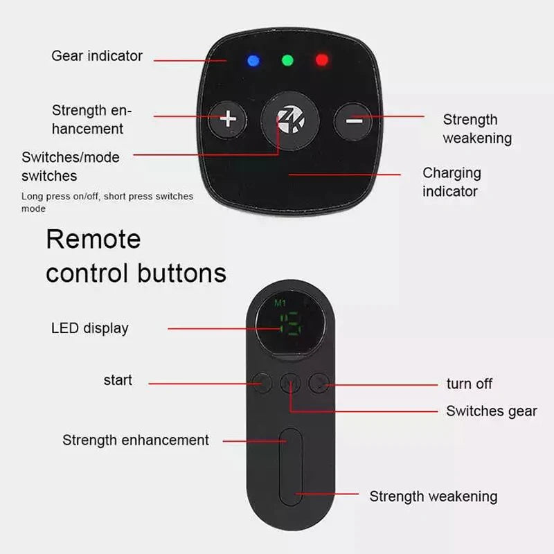 EMS Electric Foot Massager Mat Pulse Muscle Relax Health Care Feet Massageador Cushion Intelligent Remote Control Massage Salud - V.I.P Digital Presence