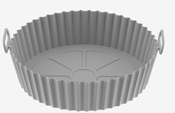 Foldable AirFryer Silicone Pot fryer silicone baking tray mat, heat-resistant, food grade - V.I.P Digital Presence