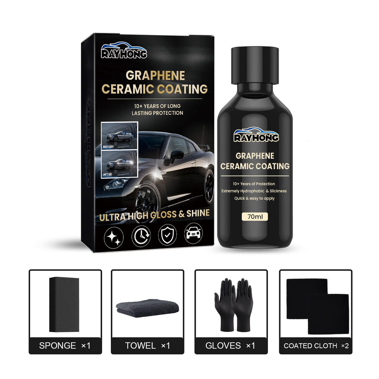 Graphene Ceramic Coating, Super Water Plating Crystal Coating Waterproof Coating Sealing Glaze Maintenance Car Paint - V.I.P Digital Presence