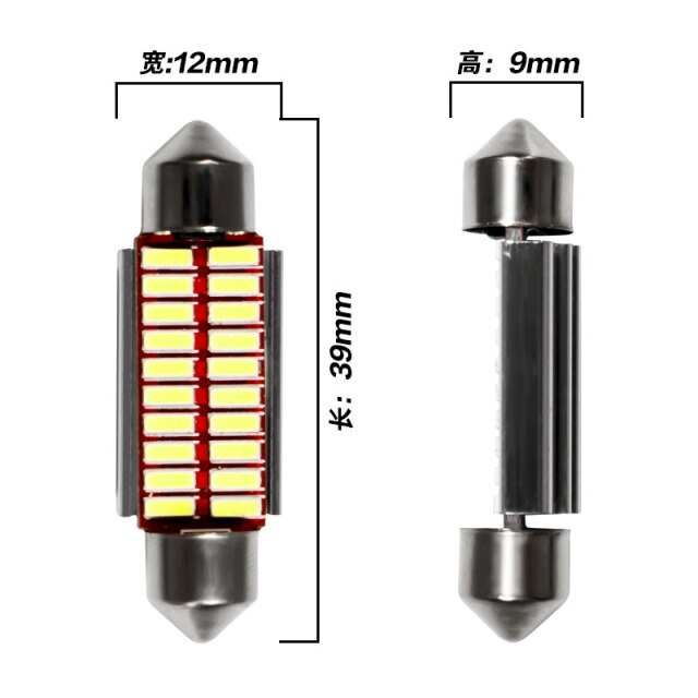 Festoon 31mm 36mm 39mm 42mm LED Bulb C5W C10W Super Bright 4014 SMD Canbus Error Free Auto Interior Doom Lamp Car Styling Light - V.I.P Digital Presence