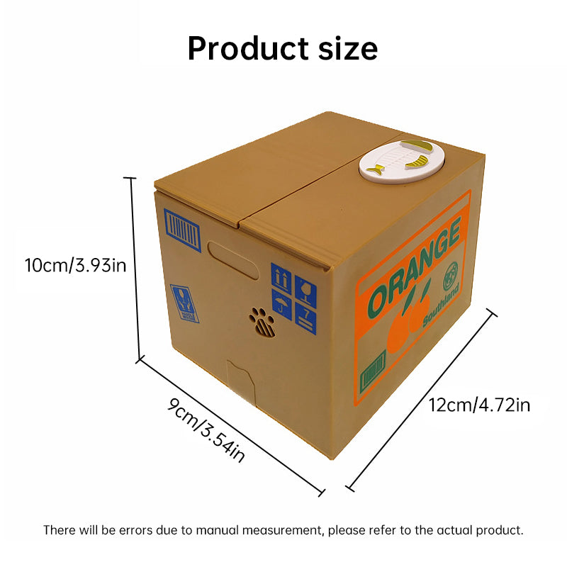 Automated Plastic Coin Bank in Panda/Cat Shape - Electronic Deposit, Savings for Kids, Great Gift - V.I.P Digital Presence