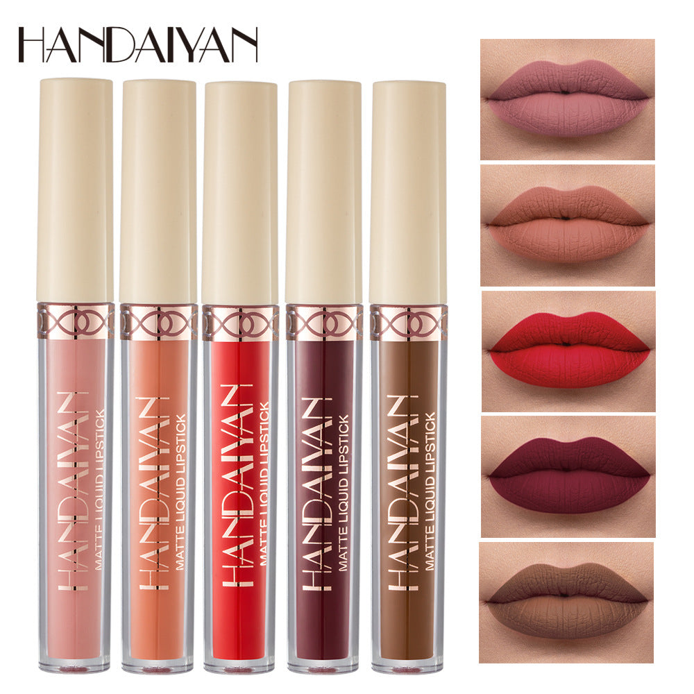HANDAIYAN Popular Matte Matte Velvet 12 Colors Lip Gloss Liquid Lipstick Lip Glaze - V.I.P Digital Presence