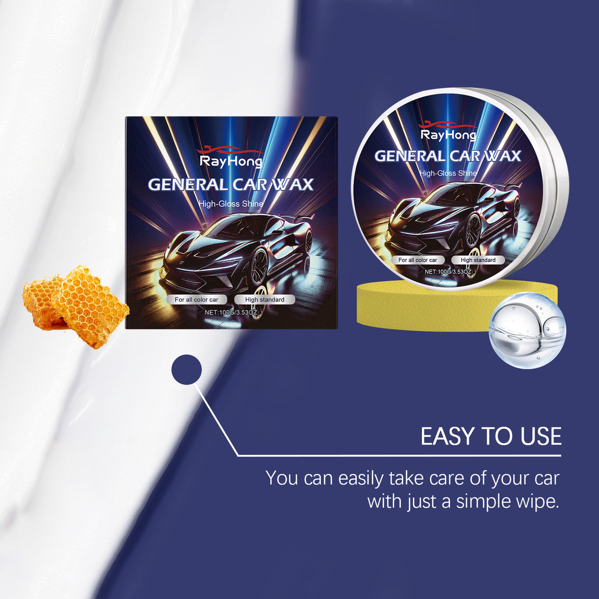 Car Paint Maintenance Cream Car Paint Scratch Care Polishing Waxing Cream Repair Tool - V.I.P Digital Presence