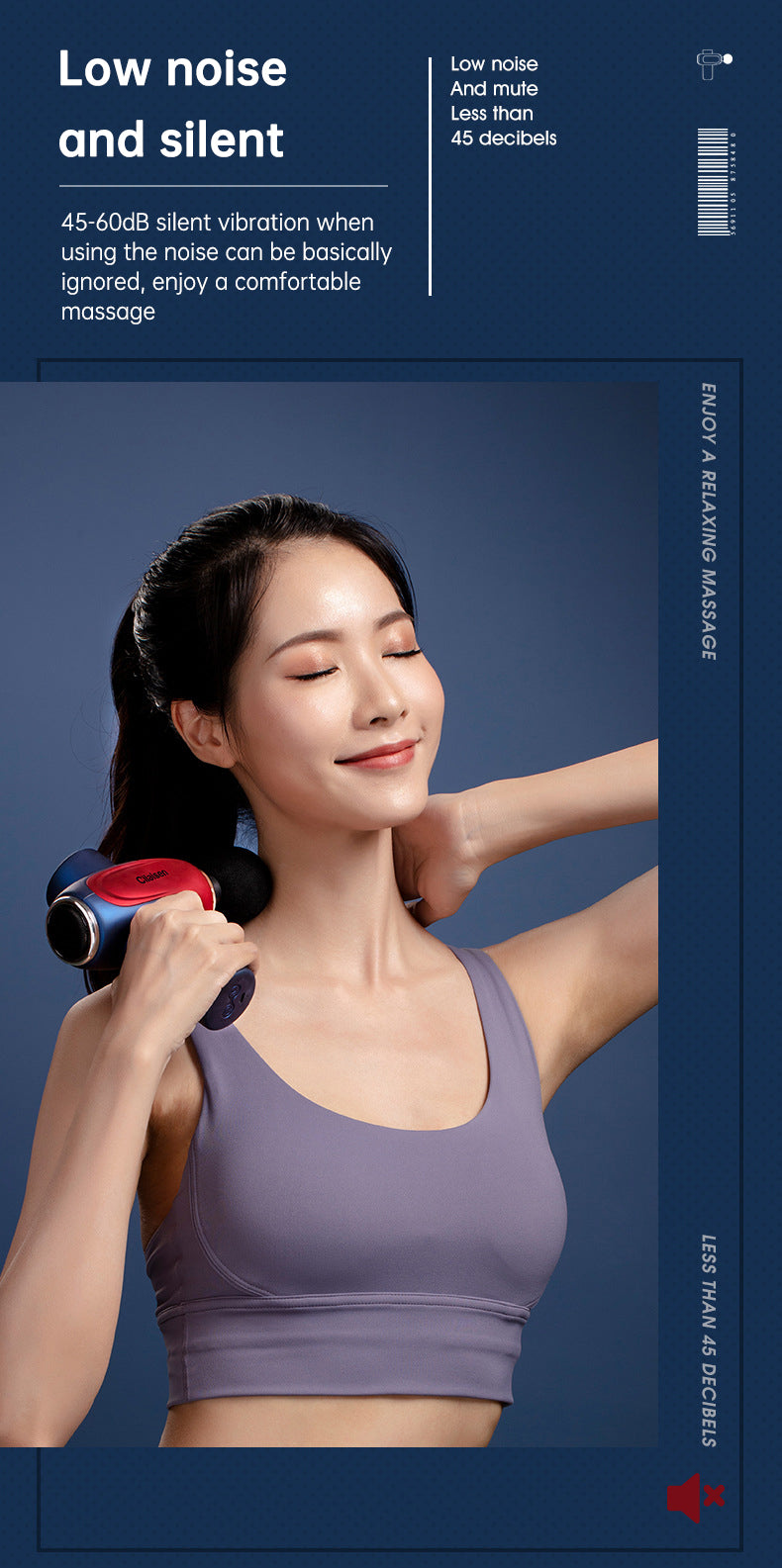 CP-F10 fascia gun muscle massager cervical muscle relaxer electric menstrual gun leg electric - V.I.P Digital Presence