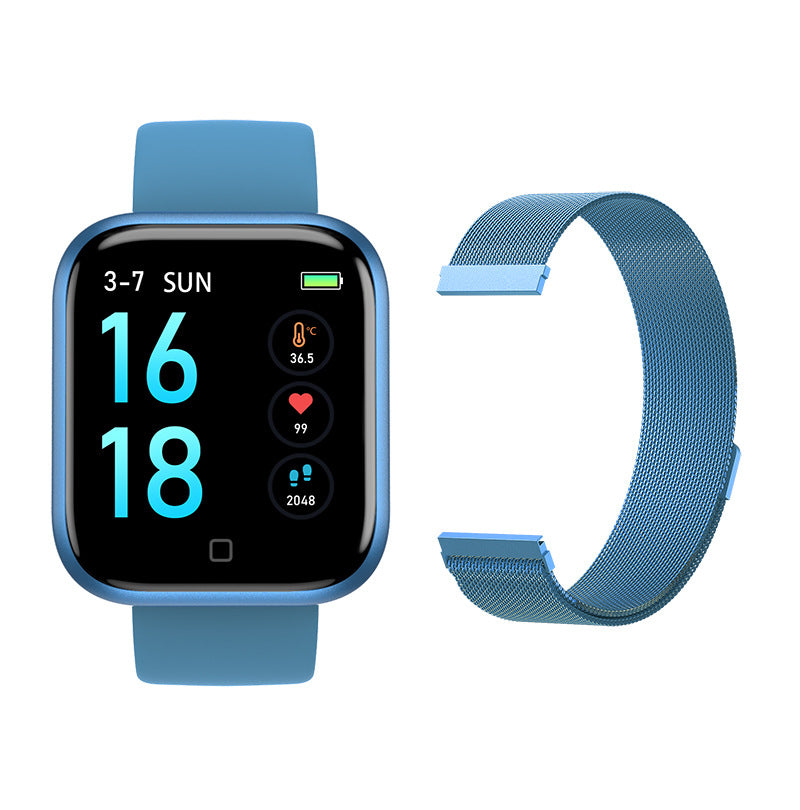 T80S Smart Bracelet Heart Rate Blood Pressure Sleep Monitoring Message Notification Chip Temperature Measurement Bracelet - V.I.P Digital Presence