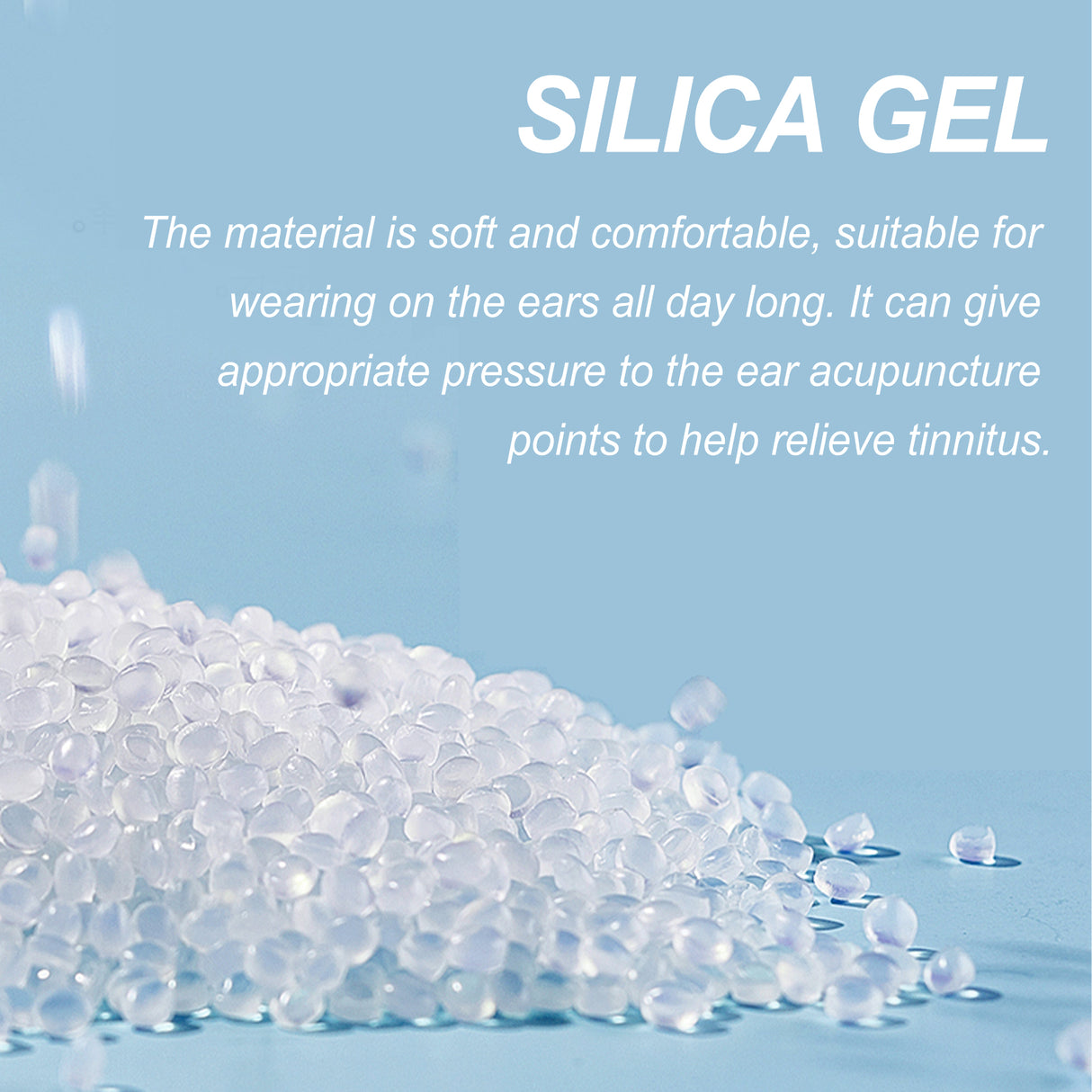 Tinnitus Relief Earrings, Relieve Ear Discomfort Tinnitus Ear Back Ear Care Massage Earrings