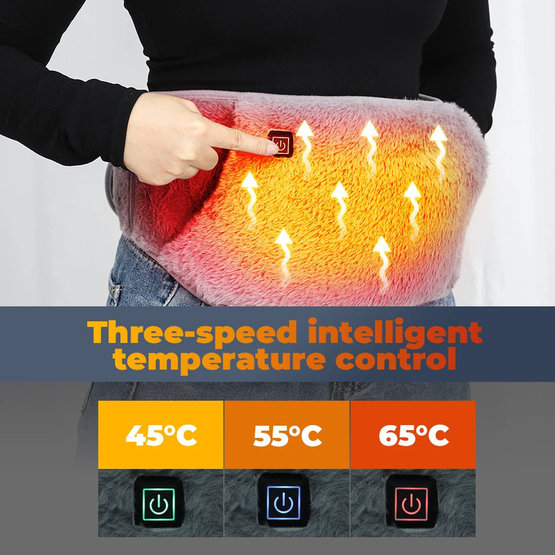 Electric Heating Belt USB Hand Warmer Winter Heater Waist Warmers Hot Compress Therapy Abdominal Lumbar Uterus Warming Pad - V.I.P Digital Presence