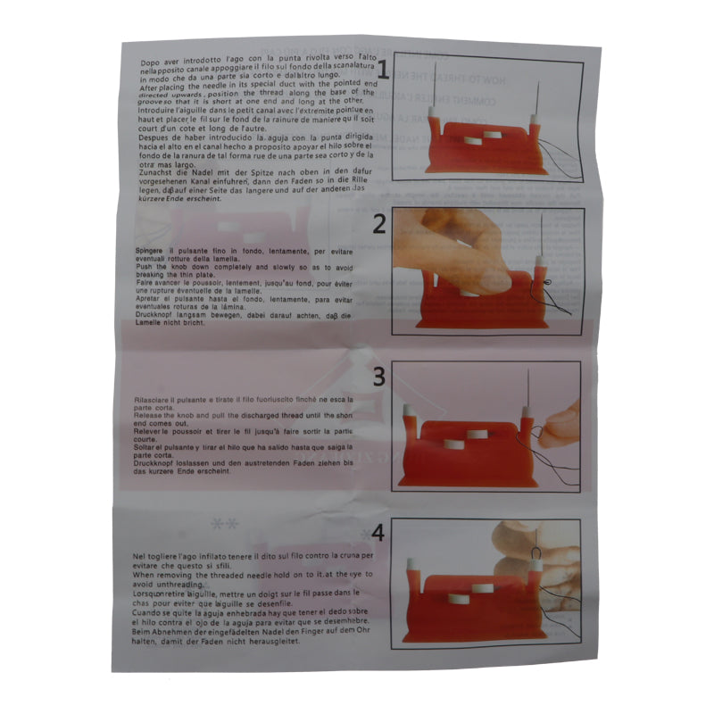 Home Sewing Creative DIY Tool 2 With Multi-Function Double-Headed Threader Needle Thread Orange Green Send Hand Sewing Needle Threading Needle - V.I.P Digital Presence