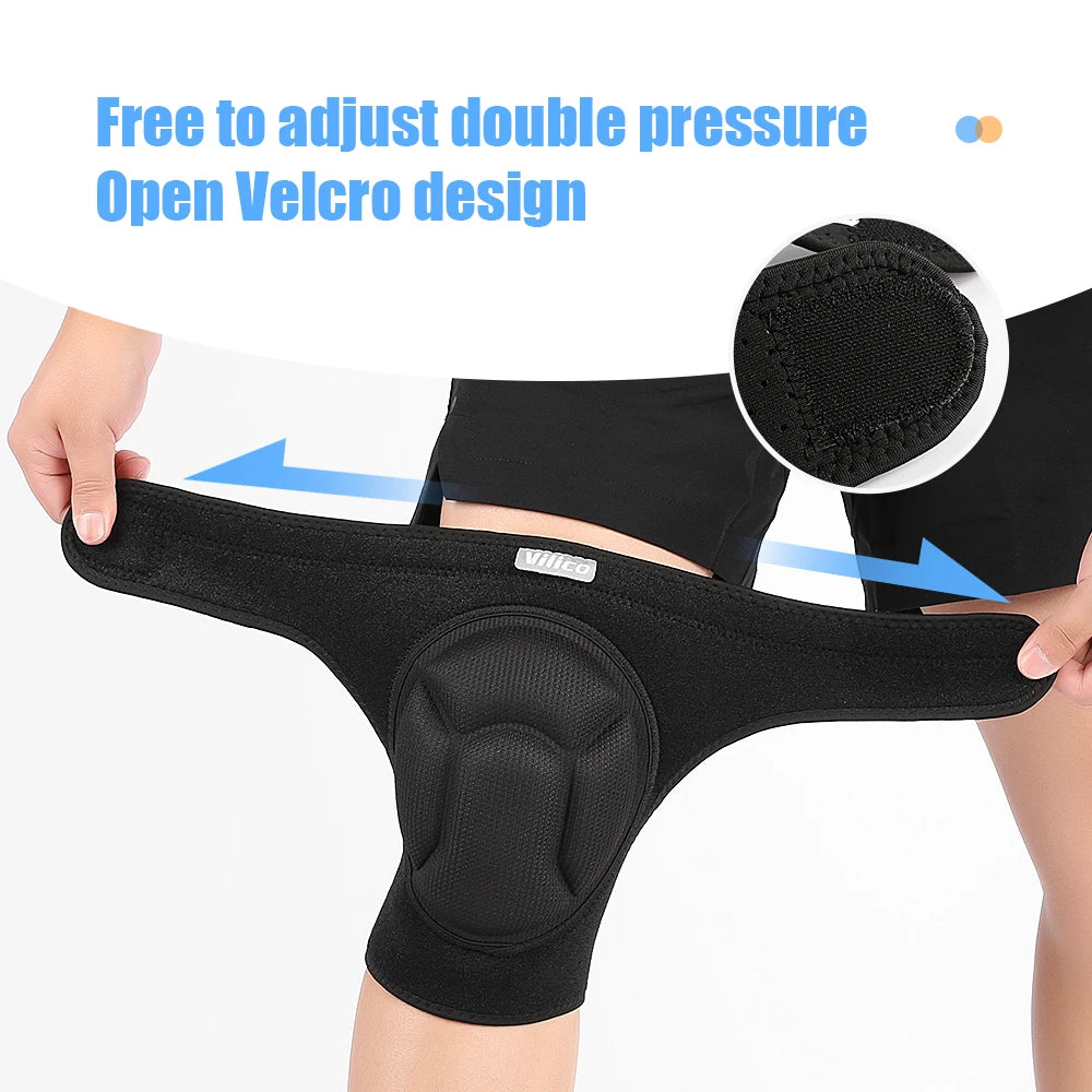 Running basketball cushioning decompression breathable comfortable Velcro sports collision protection leg protection knee protection - V.I.P Digital Presence