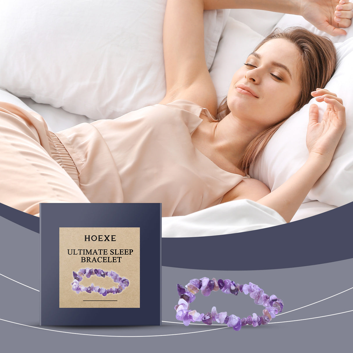 Decorative Bracelet Everyday Personality Fashion All-In-One Night Simple Portable Decorative Amethyst Bracelet - V.I.P Digital Presence