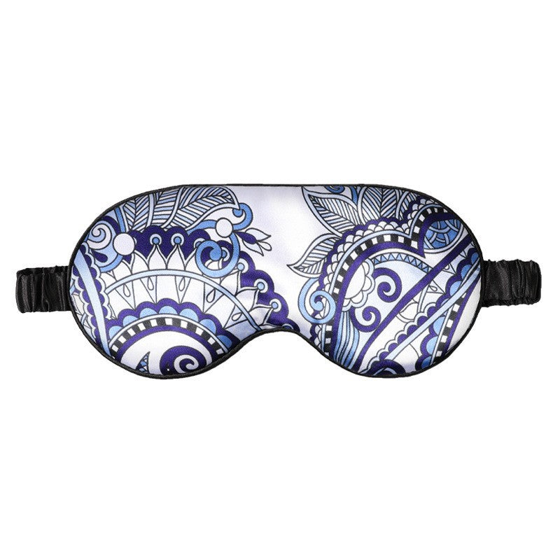 Double-Sided Imitation Silk Eye Mask Satin Silk Eye Protection Blackout Sleep Mulberry Silk Eye Mask Printed Spot Wholesale - V.I.P Digital Presence