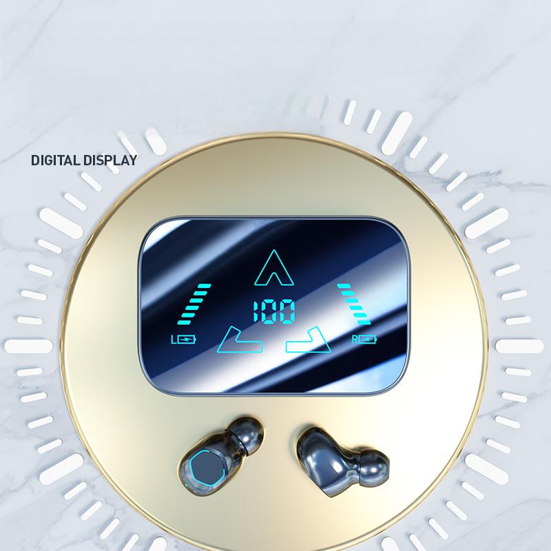 M48 Bluetooth earphones with ultra long battery life, high battery capacity, in ear digital display screen, rechargeable earphones 5.3 - V.I.P Digital Presence