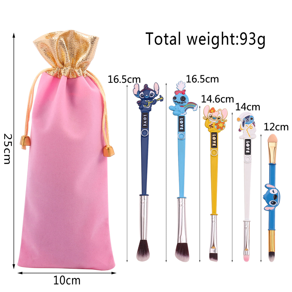 Cute Stitch Makeup Brush Stitch Doll Shaped Gifts Stitch Makeup Brush - V.I.P Digital Presence