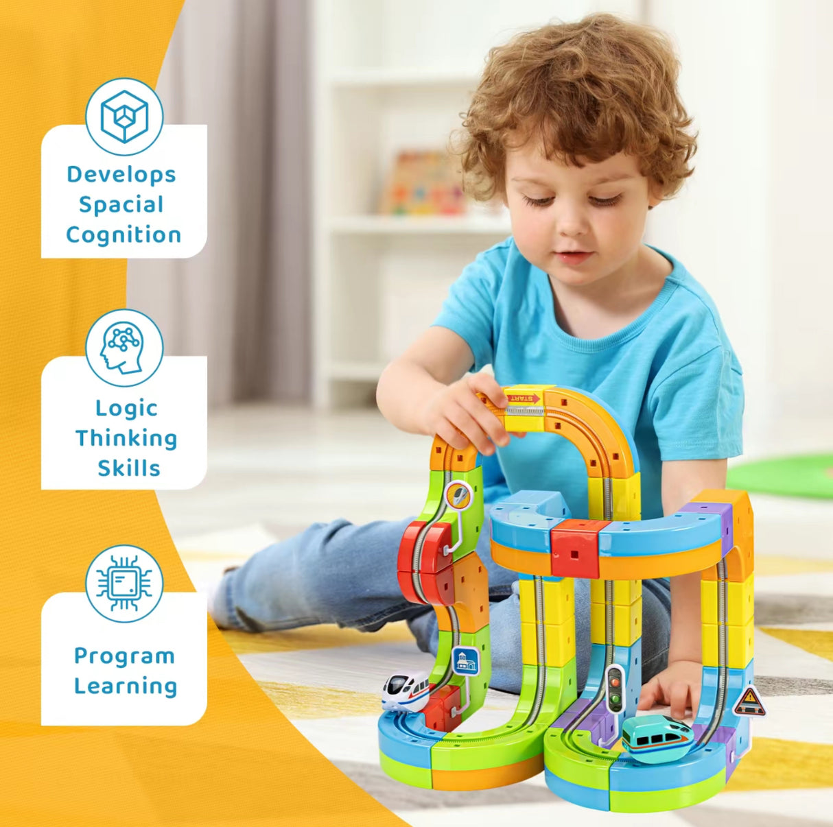 TrackBlaze Flex Train Set