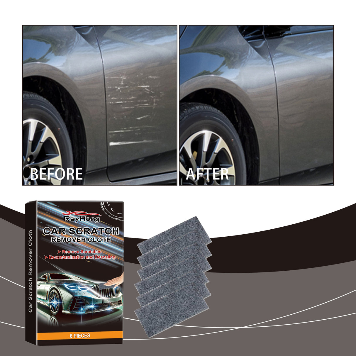 Automotive Nano Scratch Repair Cloth, Automotive Paint Scratch Water Stain Cleaning Repair And Maintenance Portable Cloth - V.I.P Digital Presence